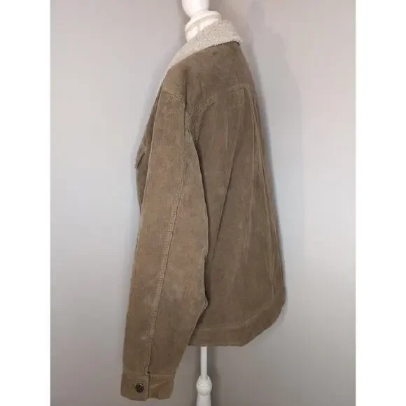 Tony Hawk Corduroy Sherpa Lined Trucker Jacket XL - Picture 3 of 10